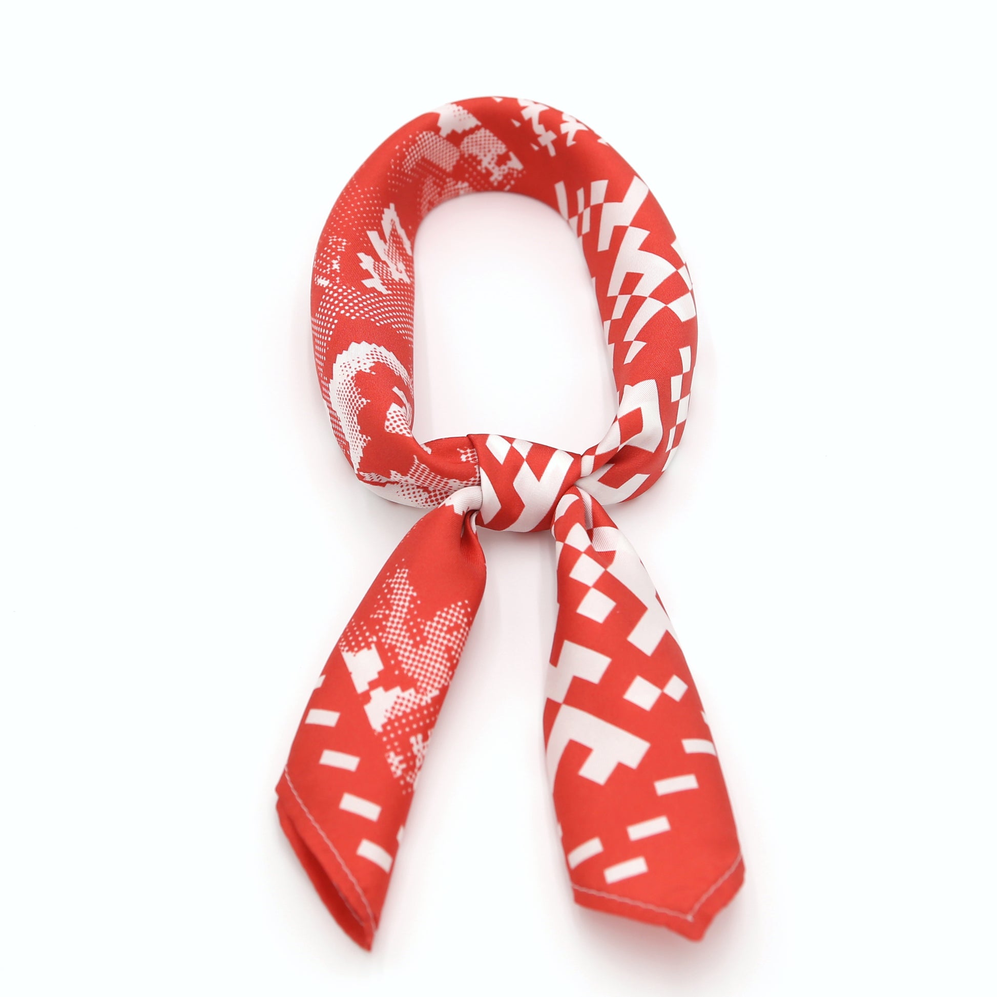 Patterns - Candy Red - 22.4" x 22.4" - Made in UK