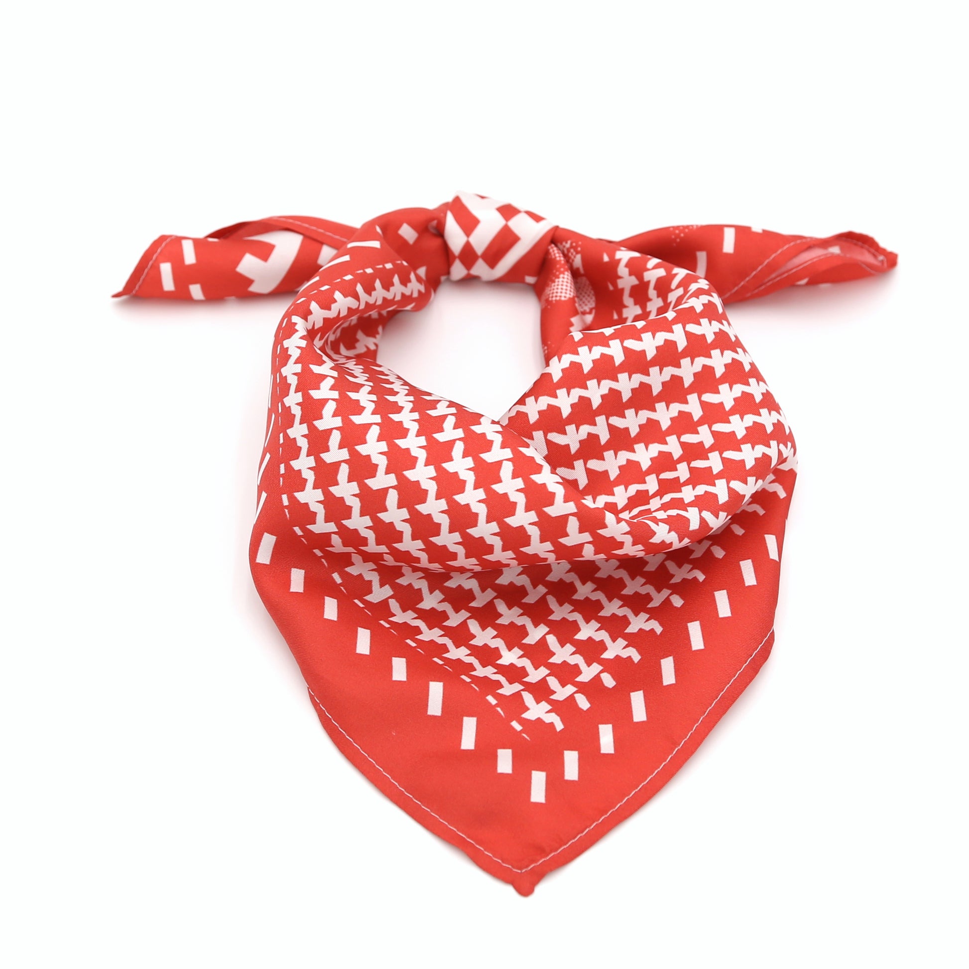 Patterns - Candy Red - 22.4" x 22.4" - Made in UK