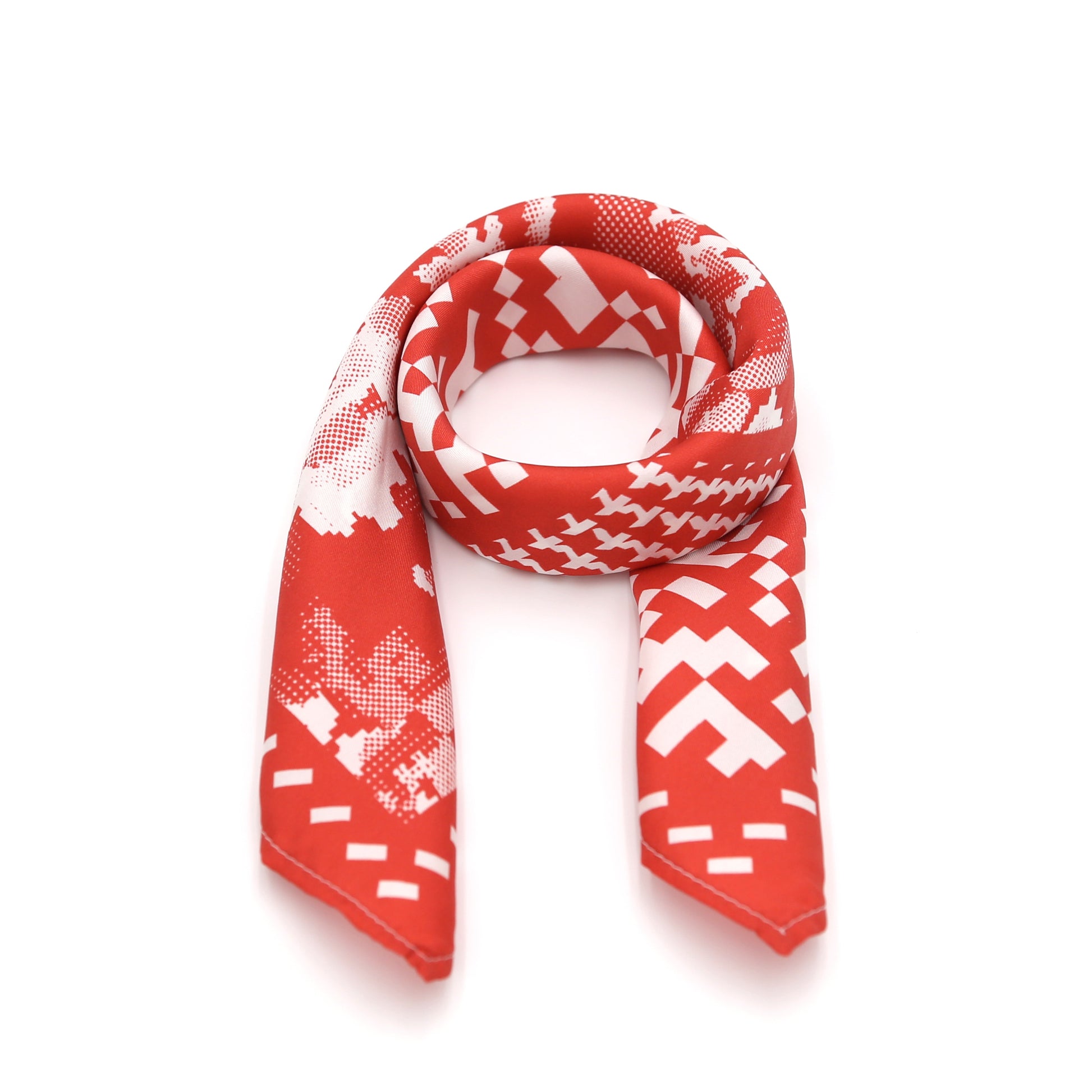 Patterns - Candy Red - 22.4" x 22.4" - Made in UK