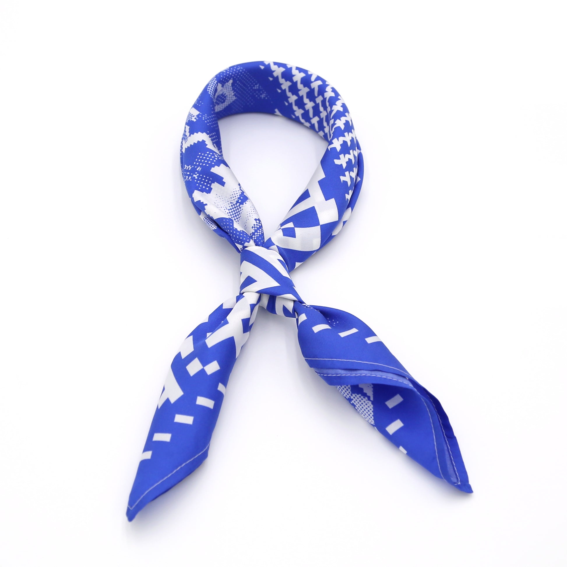Patterns - Blue - 22.4" x 22.4" - Made in UK