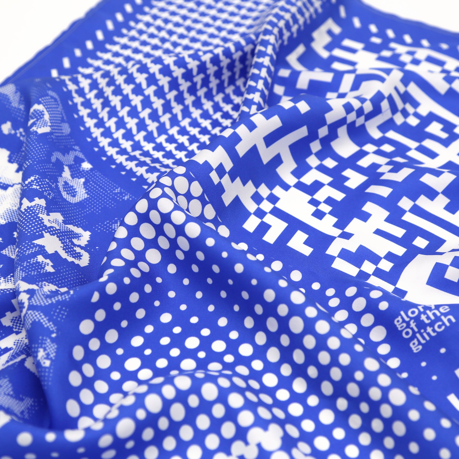 Patterns - Blue - 22.4" x 22.4" - Made in UK
